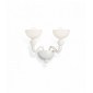 Applique murale Blanche BON BON 2 ampoules|Appliques murales|Luminaire Center