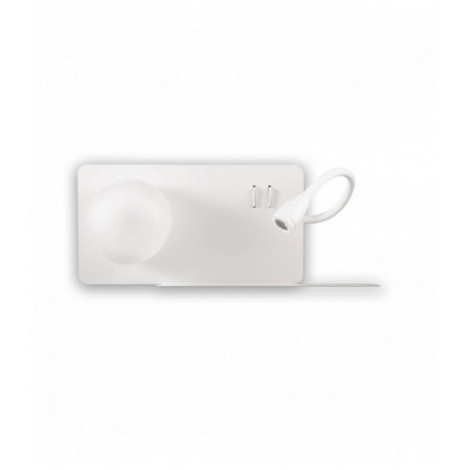 Applique murale Blanche BOOK 2 ampoules en métal|Appliques murales|Luminaire Center