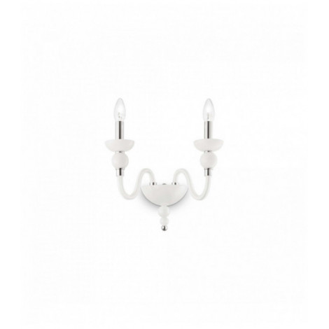 Applique murale Blanche DOGE 2 ampoules|Appliques murales|Luminaire Center