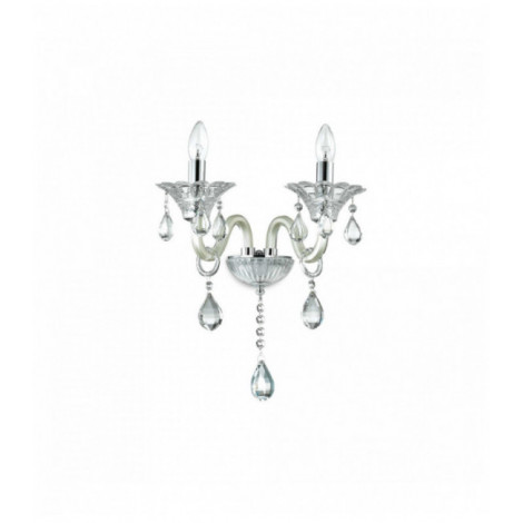 Applique murale Ivoire en cristal COLOSSAL 2 ampoules|Appliques murales|Luminaire Center