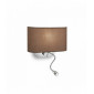 Applique murale Marron SHERATON 2 ampoules|Appliques murales|Luminaire Center