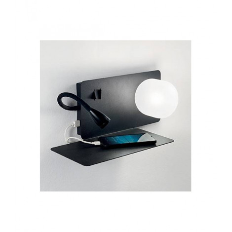 Applique murale Noire BOOK 2 ampoules|Appliques murales|Luminaire Center