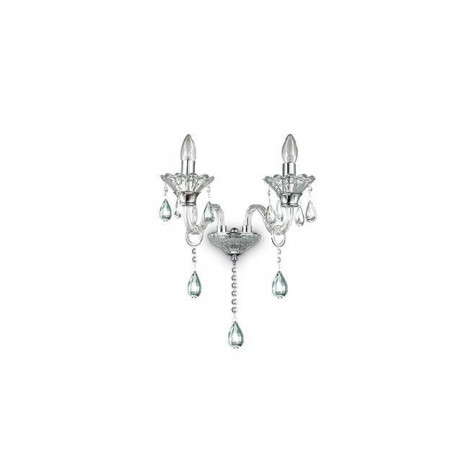 Applique murale Transparente en cristal COLOSSAL 2 ampoules|Appliques murales|Luminaire Center