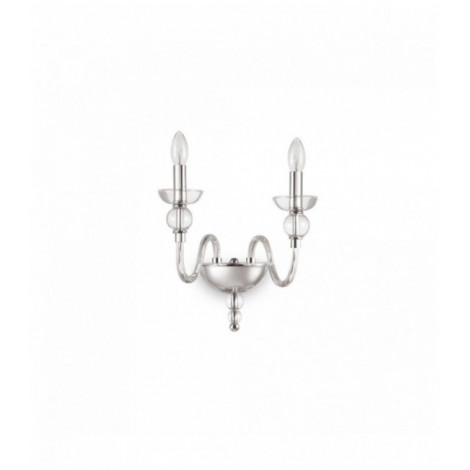 Applique murale Transparente DOGE 2 ampoules|Appliques murales|Luminaire Center