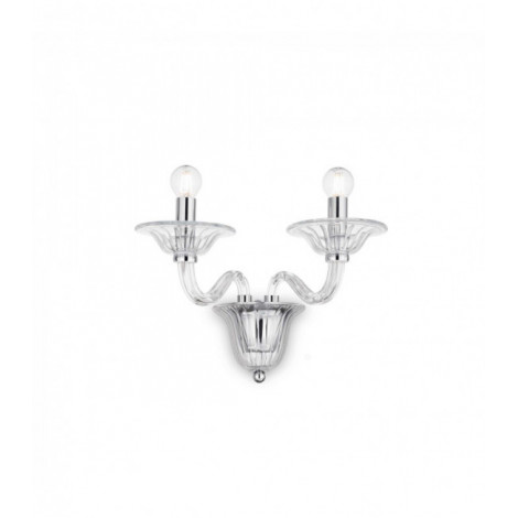 Applique murale Transparente DANIELI 2 ampoules|Appliques murales|Luminaire Center