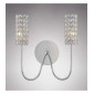 Applique murale Martina 2 Ampoules chrome poli/cristal|Appliques murales|Luminaire Center