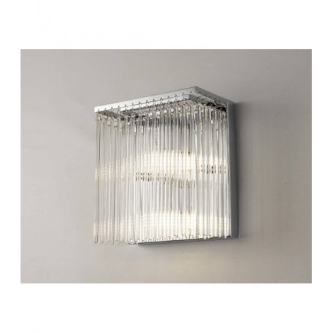 Applique murale Zanthe 3 Ampoules chrome poli/verre transparent|Appliques murales|Luminaire Center