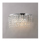Applique murale Cosmos avec interrupteur 2 Ampoules chrome poli/cristal|Appliques murales|Luminaire Center