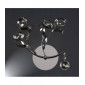 Applique murale Kurlz 2 Ampoules chrome poli/cristal|Appliques murales|Luminaire Center