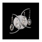 Applique murale Mios avec interrupteur 2 Ampoules chrome poli/cristal|Appliques murales|Luminaire Center