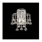 Applique murale Inina avec interrupteur 2 Ampoules chrome poli/cristal|Appliques murales|Luminaire Center