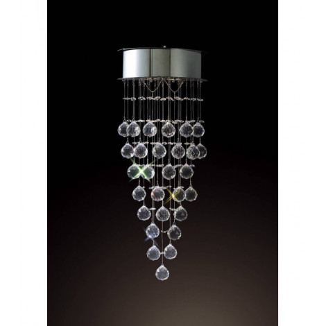 Applique murale Colorado 2 Ampoules chrome poli/cristal|Appliques murales|Luminaire Center