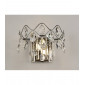Applique murale Kenzie avec interrupteur 2 Ampoules chrome poli/cristal|Appliques murales|Luminaire Center