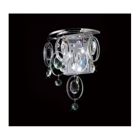 Applique murale Solana 3 Ampoules chrome poli/cristal|Appliques murales|Luminaire Center