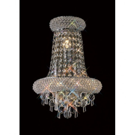 Applique murale Alexetra Large 3 Ampoules chrome poli/cristal|Appliques murales|Luminaire Center