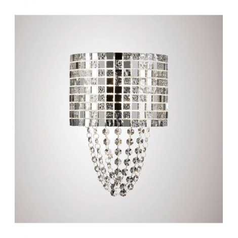 Applique murale Camden 2 Ampoules G9 chrome poli/verre Mosaique/cristal|Appliques murales|Luminaire Center