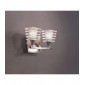 Applique murale Keops avec interrupteur 2 Ampoules G9, nickel satiné|Appliques murales|Luminaire Center