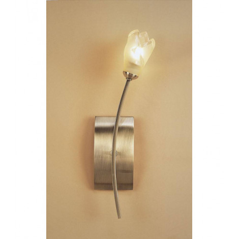 Applique murale Pietra avec interrupteur 1 Ampoule G9, laiton antique|Appliques murales|Luminaire Center
