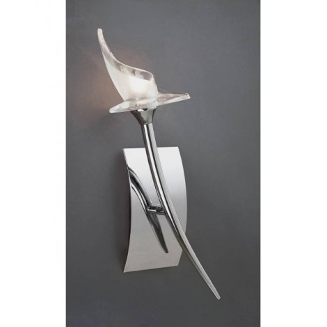 Applique murale Flavia avec interrupteur 1 Ampoule G9, chrome poli|Appliques murales|Luminaire Center