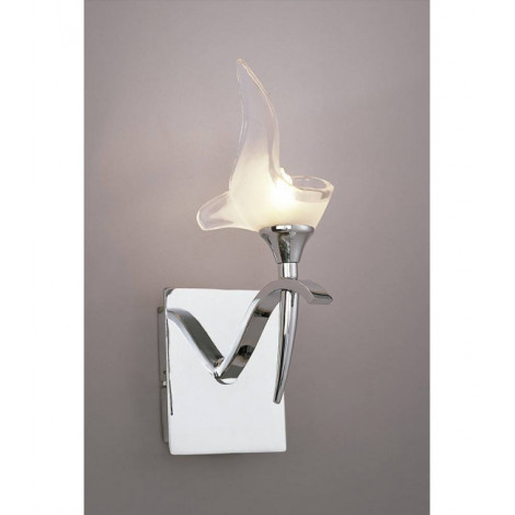 Applique murale Viena avec interrupteur 1 Ampoule G9, chrome poli|Appliques murales|Luminaire Center