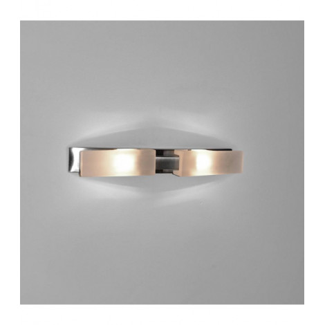Applique murale Arco 2 Ampoules G9, nickel satiné|Appliques murales|Luminaire Center