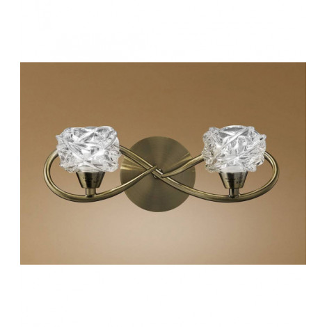 Applique murale Maremagnum 2 Ampoules G9, laiton antique|Appliques murales|Luminaire Center