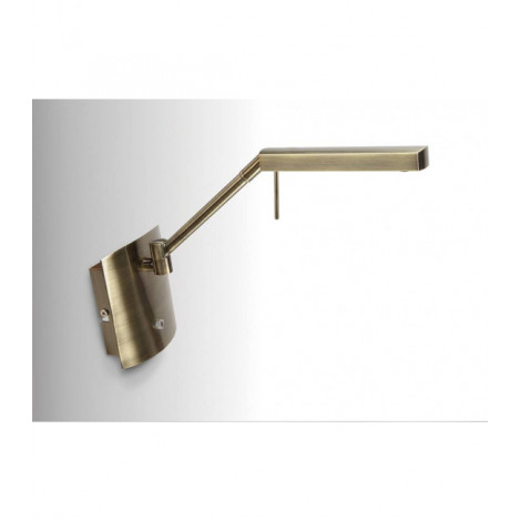 Applique murale Phuket 1 Ampoule 7W LED 3000K, 600lm, laiton antique|Appliques murales|Luminaire Center