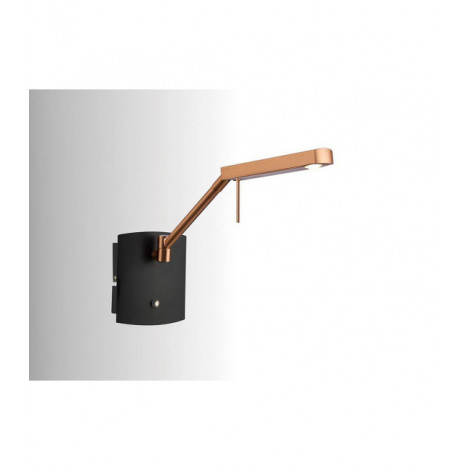 Applique murale Phuket 1 Ampoule 7W LED 3000K, 600lm, cuivre/anthracite|Appliques murales|Luminaire Center