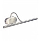 Applique à tableau Litho chrome satiné 2 ampoules|Appliques murales|Luminaire Center