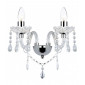 Applique murale Katie chrome poli et chrome poli 2 ampoules|Appliques murales|Luminaire Center