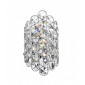 Applique murale Frost cristal et chrome poli 1 ampoule|Appliques murales|Luminaire Center