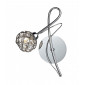Applique murale Circa chrome poli et verre 1 ampoule|Appliques murales|Luminaire Center