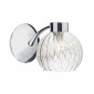 Applique murale Yasmin chrome poli et verre 1 ampoule|Appliques murales|Luminaire Center