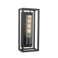 Applique murale Felipe noir mat et verre 1 ampoule|Appliques murales|Luminaire Center