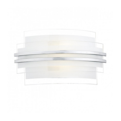 Applique murale Sector blanc et verre opale 1 ampoule|Appliques murales|Luminaire Center