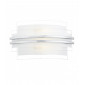 Applique murale Sector blanc et verre opale 1 ampoule|Appliques murales|Luminaire Center