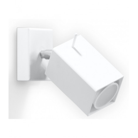 Applique murale MERIDA acier blanc 1 ampoule|Appliques murales|Luminaire Center