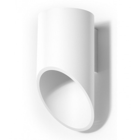 Applique murale PENNE aluminium blanc hauteur 20 Cm|Appliques murales|Luminaire Center