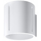 Applique murale INEZ aluminium blanc 1 ampoule|Appliques murales|Luminaire Center