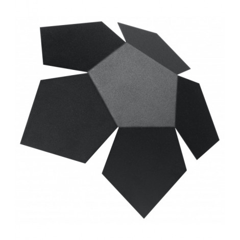 Applique murale PENTA acier noir 2 ampoules|Appliques murales|Luminaire Center
