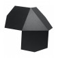Applique murale TRE acier noir 2 ampoules|Appliques murales|Luminaire Center