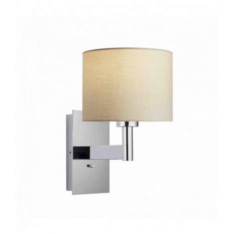 Applique murale Owen Cylinder tissu taupe|Appliques murales|Luminaire Center