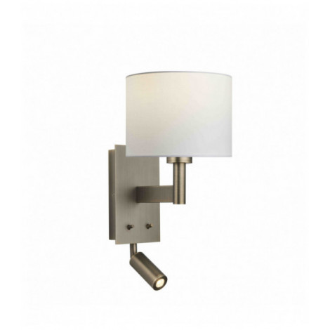 Applique murale Owen Cylinder en Acier , Plaque en bronze antique|Appliques murales|Luminaire Center