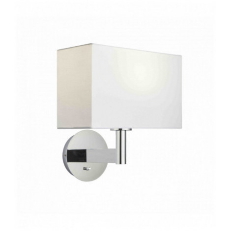 Applique murale Owen Rectangular en Acier , tissu blanc|Appliques murales|Luminaire Center