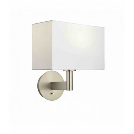 Applique murale Owen Rectangular en Acier , nickel mat|Appliques murales|Luminaire Center