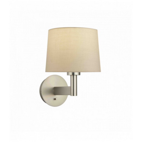 Applique murale Owen Taper en Acier , Plaque de nickel mat|Appliques murales|Luminaire Center