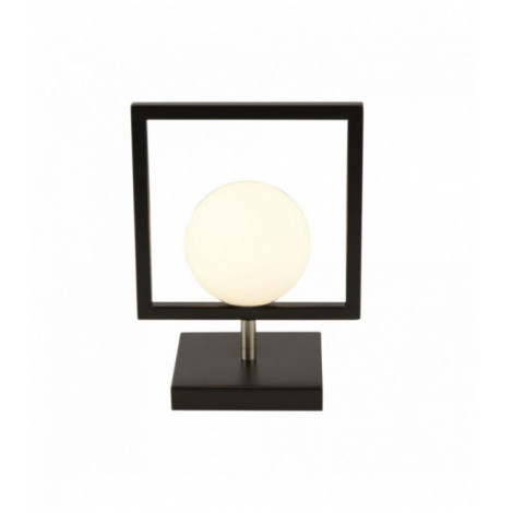 Applique rosewell 1 ampoule cadre carré noir mat|Appliques murales|Luminaire Center