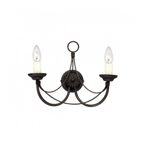 Applique murale Carisbrooke Noir 27 Cm|Appliques murales|Luminaire Center