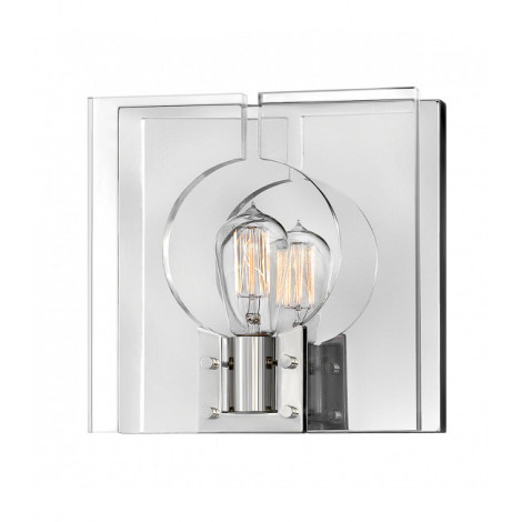 Applique murale Ludlow Nickel poli / acrylique clair|Appliques murales|Luminaire Center