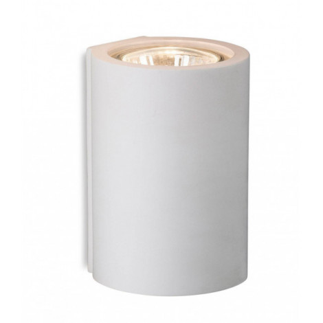 Applique en plâtre Wells blanc 1 ampoule 9,2cm|Appliques murales|Luminaire Center